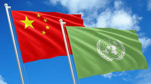 China UN flag