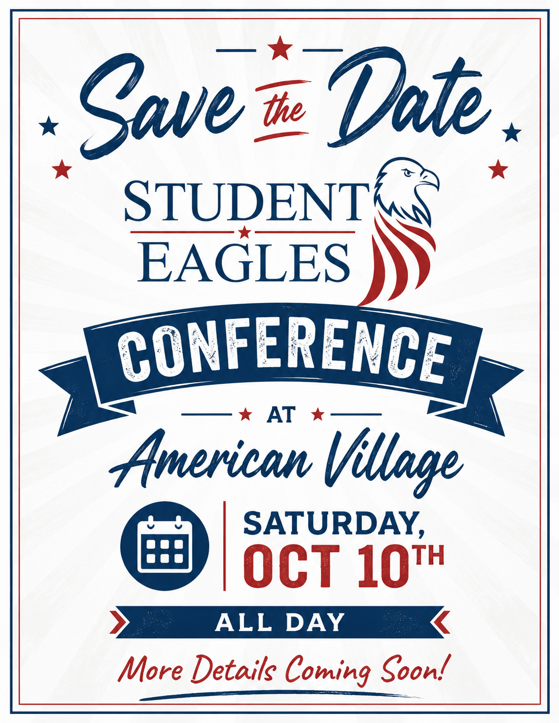 save the date Student Eagle Conference